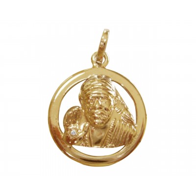 Sai Baba Pendant in Gold